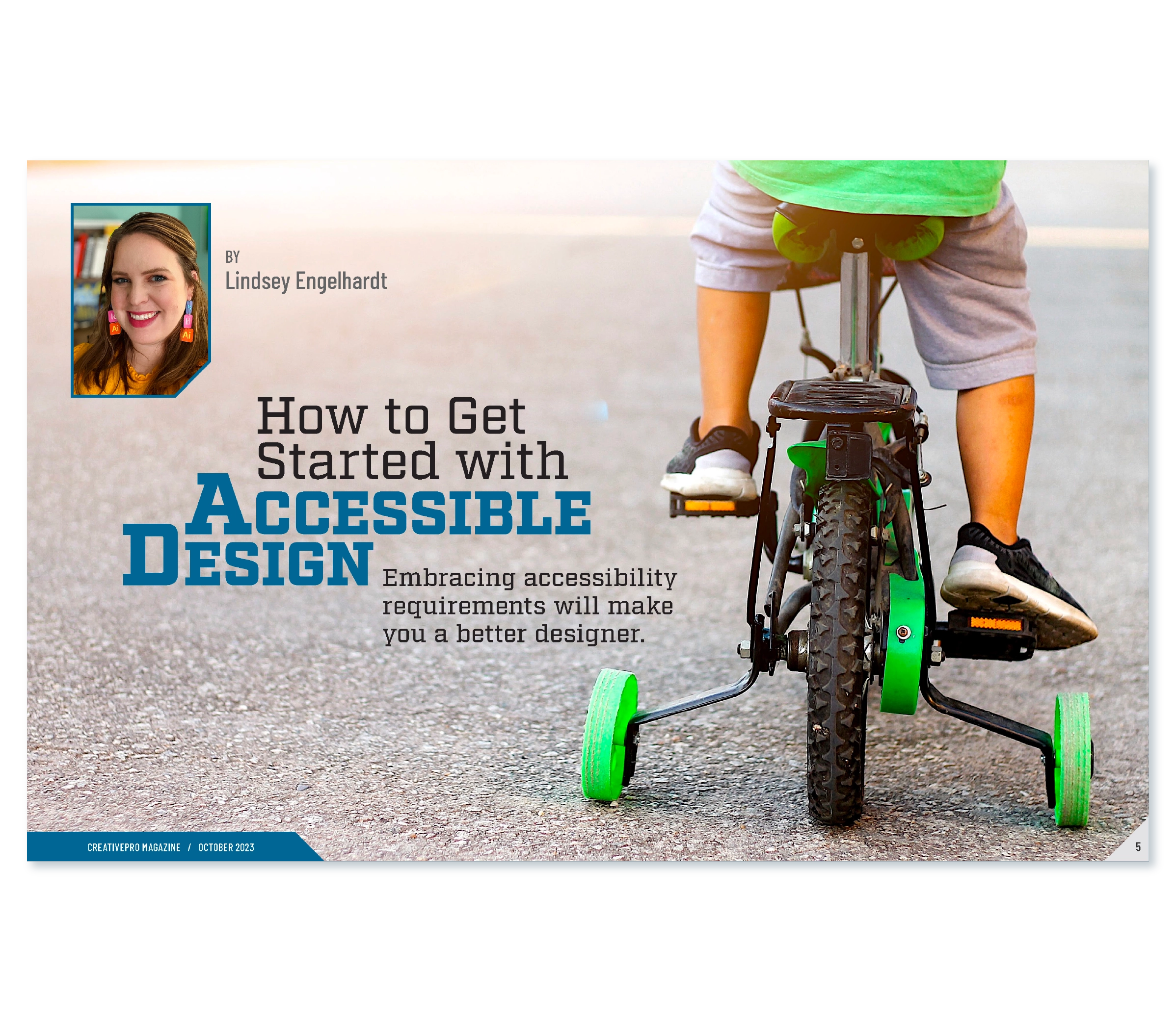 CreativePro cover design for How to Get Started with Accessible Design